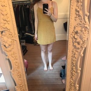 Yellow Plaid Dress from Urban